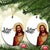 Funny Christian Xmas Christmas Ornament I Saw That Jesus Bible Meme - Wonder Print Shop