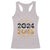 Goodbye 2024 Hello 2025 Racerback Tank Top New Year's Eve Party