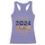 Goodbye 2024 Hello 2025 Racerback Tank Top New Year's Eve Party