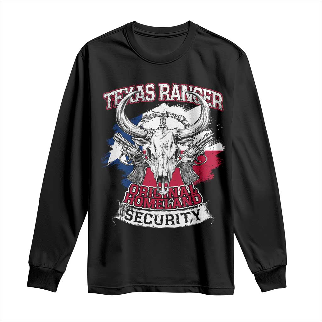 Texas Ranger Original Homeland Security Long Sleeve Shirt History Of Texas