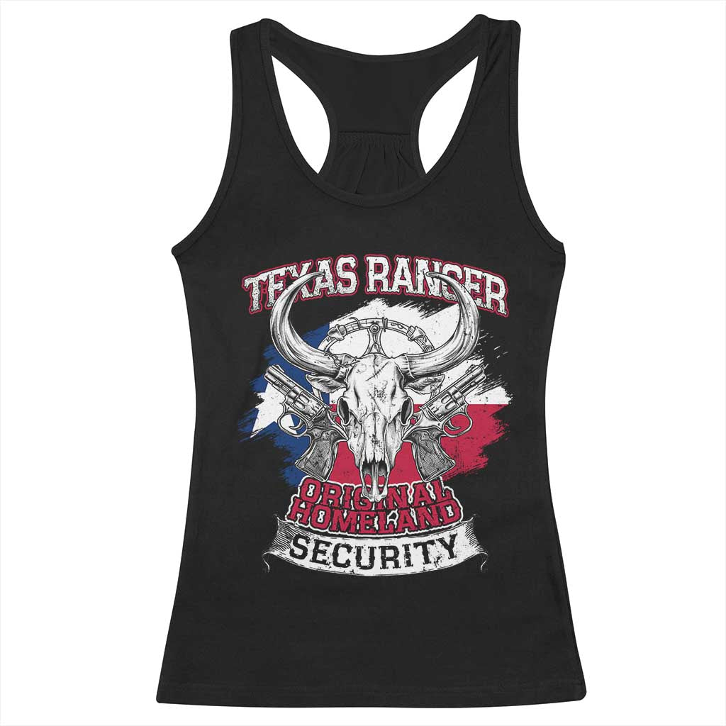 Texas Ranger Original Homeland Security Racerback Tank Top History Of Texas