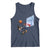 Funny Chimpanzee Basketball Monkey Tank Top