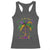 Funny Mardi Gras Coconut Palm Tree Racerback Tank Top Laissez Les Bons Temps Rouler Beads Masks