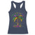 Funny Mardi Gras Coconut Palm Tree Racerback Tank Top Laissez Les Bons Temps Rouler Beads Masks