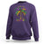 Funny Mardi Gras Coconut Palm Tree Sweatshirt Laissez Les Bons Temps Rouler Beads Masks