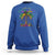 Funny Mardi Gras Coconut Palm Tree Sweatshirt Laissez Les Bons Temps Rouler Beads Masks