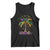 Funny Mardi Gras Coconut Palm Tree Tank Top Laissez Les Bons Temps Rouler Beads Masks