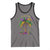 Funny Mardi Gras Coconut Palm Tree Tank Top Laissez Les Bons Temps Rouler Beads Masks