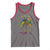 Funny Mardi Gras Coconut Palm Tree Tank Top Laissez Les Bons Temps Rouler Beads Masks