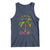 Funny Mardi Gras Coconut Palm Tree Tank Top Laissez Les Bons Temps Rouler Beads Masks