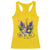 Funny Mardi Gras Princess Racerback Tank Top Unicorn Mask Party