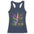 Funny Mardi Gras Princess Racerback Tank Top Unicorn Mask Party