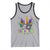 Funny Mardi Gras Princess Tank Top Unicorn Mask Party