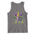 Funny Mardi Gras Princess Tank Top Unicorn Mask Party