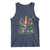 Funny Mardi Gras Princess Tank Top Unicorn Mask Party