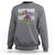 Funny Mardi Gras T-rex Dinosaur Sweatshirt Mardi Grawr Beads Carnival Party