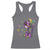 Funny Mardi Gras Cowgirl Racerback Tank Top Let's Geaux Girls Western Cowgirl Boots Carnival