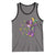 Funny Mardi Gras Cowgirl Tank Top Let's Geaux Girls Western Cowgirl Boots Carnival