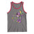 Funny Mardi Gras Cowgirl Tank Top Let's Geaux Girls Western Cowgirl Boots Carnival