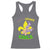 Funny Mardi Gras Cowgirl Racerback Tank Top Let's Geaux Girls Fleur De Lys