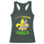 Funny Mardi Gras Cowgirl Racerback Tank Top Let's Geaux Girls Fleur De Lys