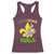 Funny Mardi Gras Cowgirl Racerback Tank Top Let's Geaux Girls Fleur De Lys