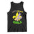 Funny Mardi Gras Cowgirl Tank Top Let's Geaux Girls Fleur De Lys