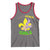 Funny Mardi Gras Cowgirl Tank Top Let's Geaux Girls Fleur De Lys