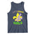 Funny Mardi Gras Cowgirl Tank Top Let's Geaux Girls Fleur De Lys