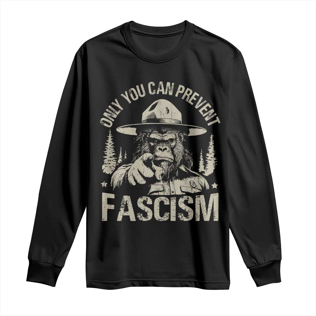 Save Our National Parks Bigfoot Long Sleeve Shirt Vintage Forest