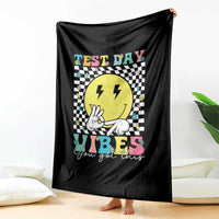Test Day 67 Meme Throw Blanket You Got This Testing Teacher Retro Grooves