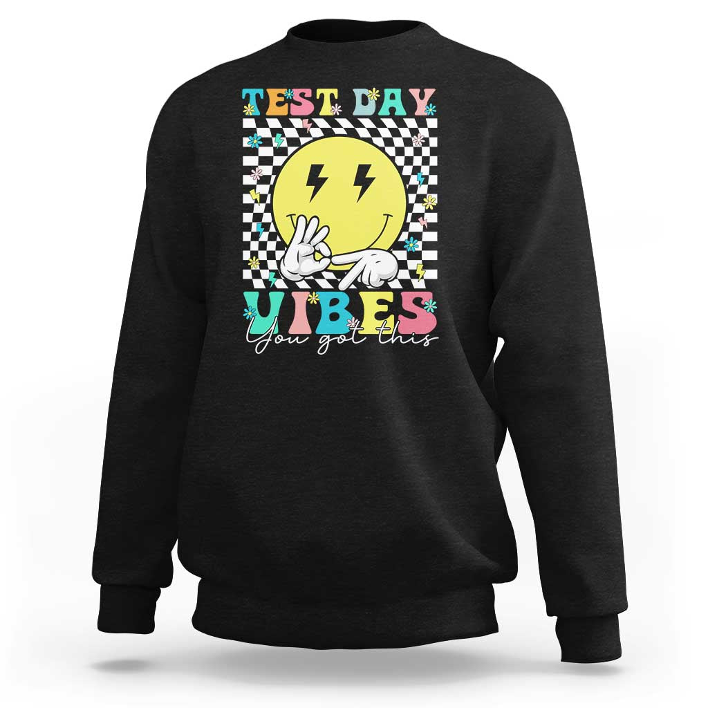 Test Day 67 Meme Sweatshirt You Got This Testing Teacher Retro Grooves