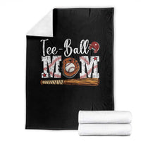Baseball Mom Throw Blanket Tee Ball Mama Funny Mother's Day