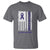 Alzheimer's Awareness T Shirt Hope For A Cure Alzheimer's Supporter - Wonder Print Shop