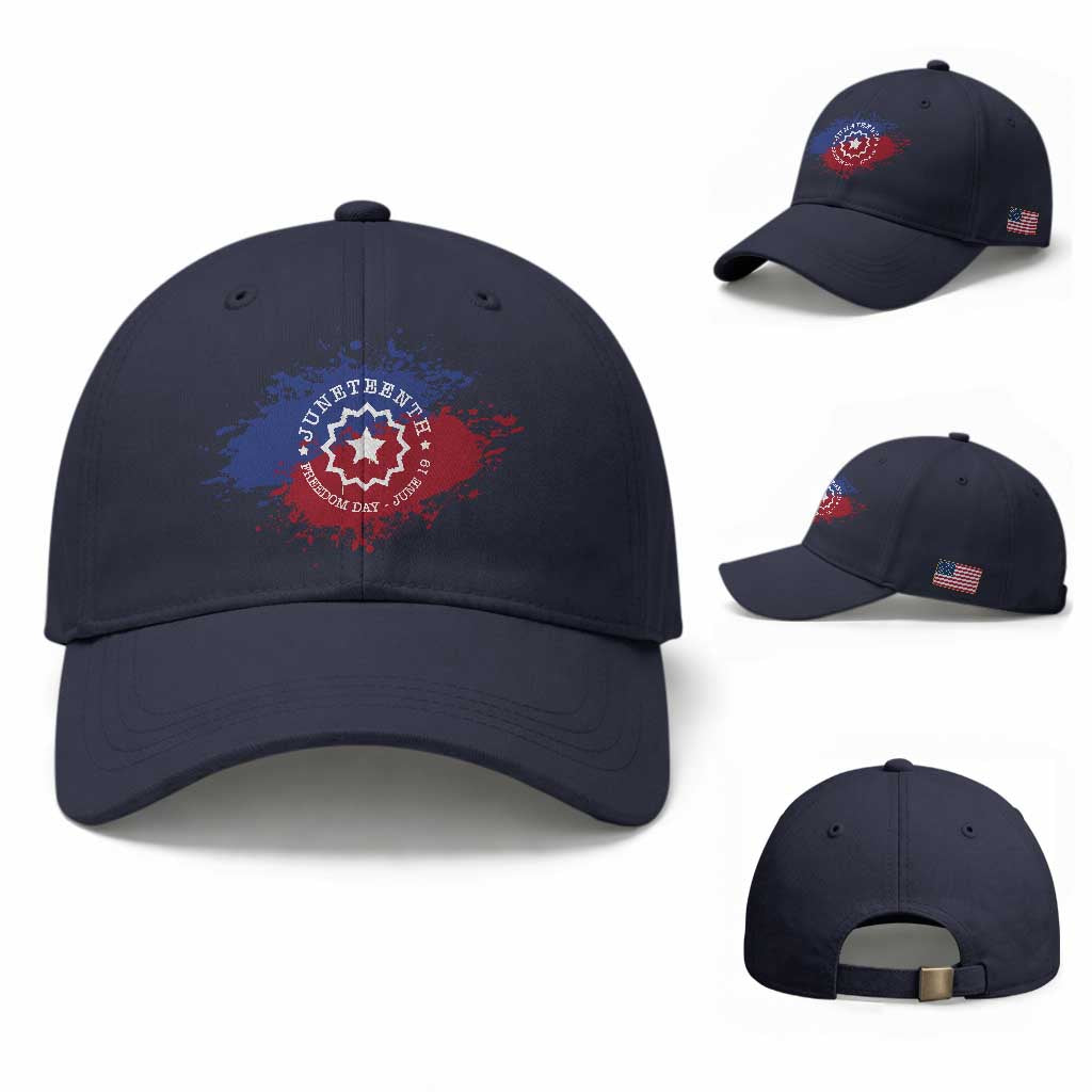 Juneteenth Freedom Day June 19 1865 Baseball Cap Juneteenth Flag