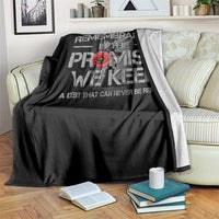 Remembrance Is The Promise We Keep Throw Blanket Memorial Day