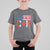 Half American Half Canadian T Shirt For Kid America Canada Patriotic Flag - Wonder Print Shop