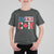 Half American Half Canadian T Shirt For Kid America Canada Patriotic Flag - Wonder Print Shop