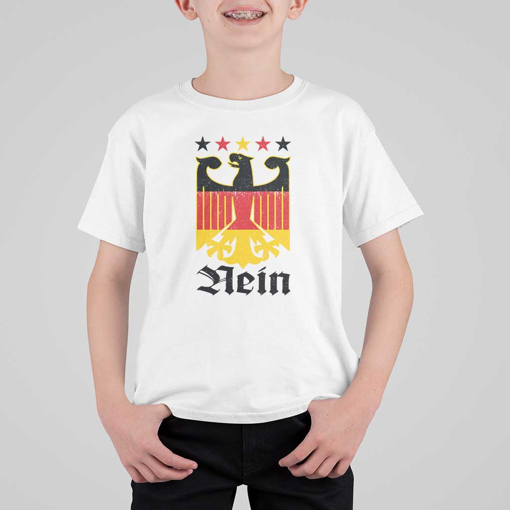 Funny German Eagle T Shirt For Kid Vintage Nein No Germany Souvenir Oktoberfest - Wonder Print Shop