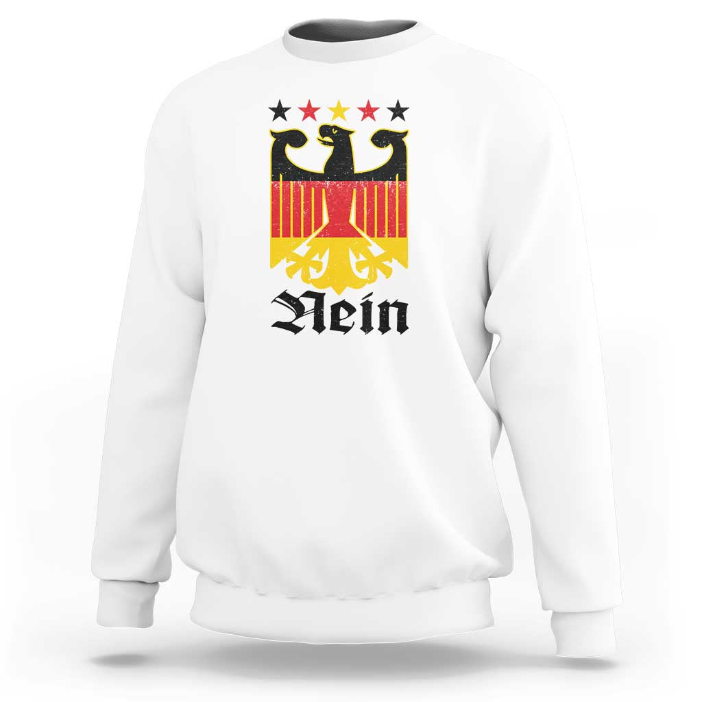 Funny German Eagle Sweatshirt Vintage Nein No Germany Souvenir Oktoberfest - Wonder Print Shop