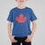 Thanksgiving Day T Shirt For Kid Thankful Vintage Maple Leaf Canada - Wonder Print Shop