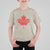 Thanksgiving Day T Shirt For Kid Thankful Vintage Maple Leaf Canada - Wonder Print Shop