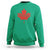 Thanksgiving Day Sweatshirt Thankful Vintage Maple Leaf Canada - Wonder Print Shop