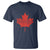 Thanksgiving Day T Shirt Thankful Vintage Maple Leaf Canada - Wonder Print Shop