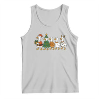 Funny Christmas Silly Goose Poultry Animal Lovers Tank Top - Wonder Print Shop