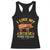 I Like My Butt Rubbed And My Pork Pulled Racerback Tank Top Retro Vintage Grilling BBQ