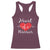 Heart Of A Warrior Racerback Tank Top CHD Awareness Heart