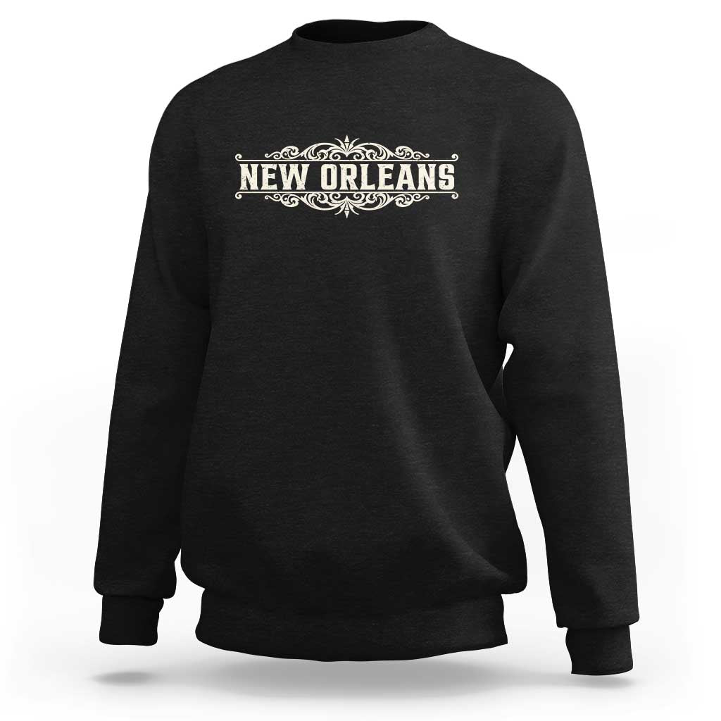 NOLA New Orleans Pride Vintage Scrollwork Sweatshirt