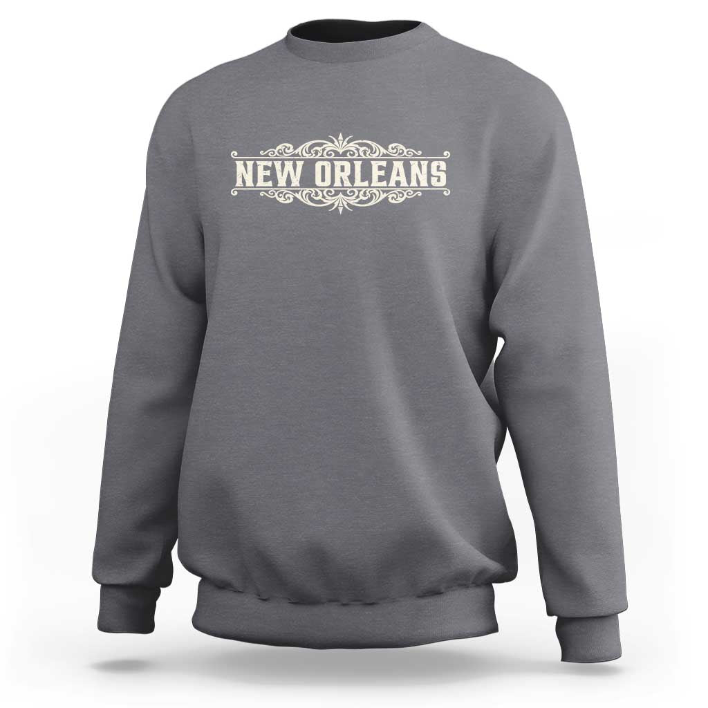 NOLA New Orleans Pride Vintage Scrollwork Sweatshirt