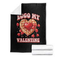 Eggo My Valentine Throw Blanket Funny Romantic Stranger Valentine's Day